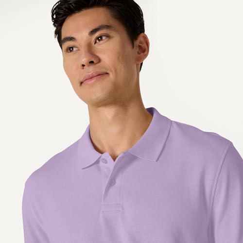 Image of Amazon Essentials Men's Regular-Fit Short Sleeve Cotton Pique Polo Shirt (Available in Big & Tall)