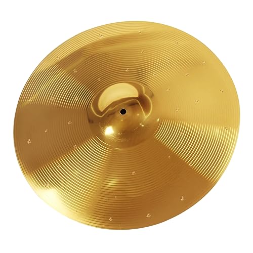 Kisangel Professional Suspend Drum Cymbal Alloy Brass Drum Cymbal Replacement for Jazz