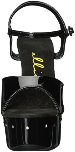 Ellie Shoes Women's 609-sparky Platform Dress Sandal, Black, 8 US/8 M US | Image 1