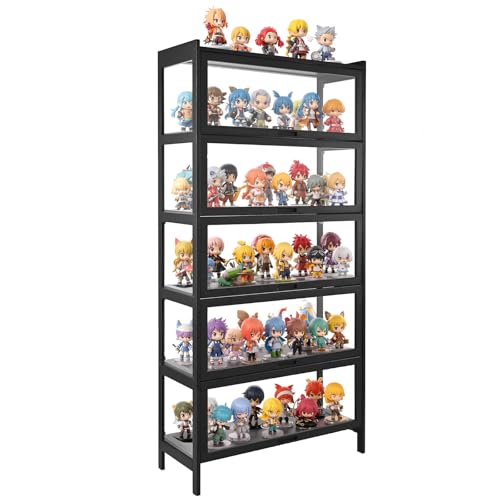 VEVOR Vitrine pour Collection avec Portes en Acrylique, Armoire de Présentation 172 cm de Haut et...