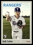 2024 TOPPS ARCHIVES #123 JACK LEITER RC TEXAS RANGERS BASEBALL OFFICIAL TRADING CARD OF MLB