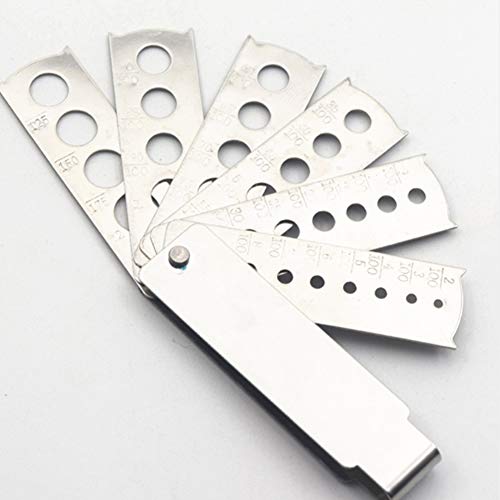 Mini Caliper, Portable Jewelry Equipment Caliper, Sechsseitiges Diamant-Messwerkzeug zum Messen von Edelsteinen und Schmuckkomponenten