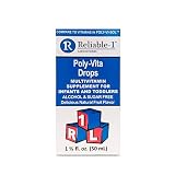Reliable-1 Laboratories Poly-Vita Infant & Toddler Multivitamins Drops Baby Vitamin Drops | Toddler