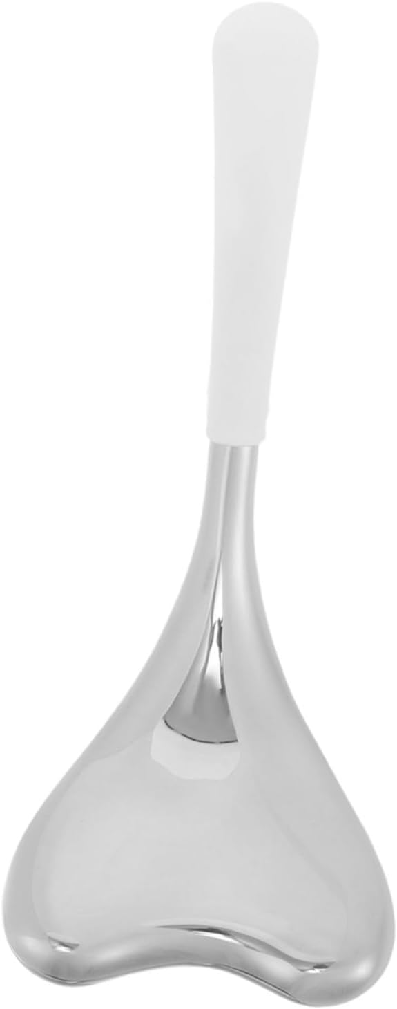 MERRYHAPY Stainless Steel Ice Globes for Face and Neck Cooling Massage Tool for Women Ergonomic Handheld Skincare Device Travel-Friendly Tightens Skin and Reduces Puffiness