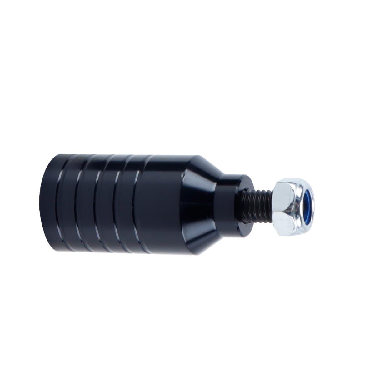 Estribos para patinete acrobático Pro Stunt de aluminio negro arcoíris 12,9 pasos tuerca montaje grinds 5050