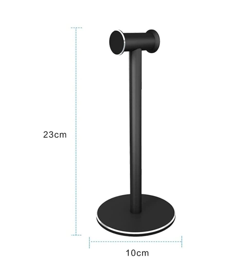 Supporto per Cuffie Supporto Per Cuffie In Lega Di Alluminio In Metallo/ABS In Silicone Con Staffa Stabile Rimovibile Per Wireless Cablate Porta(White)