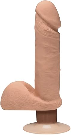 THE D Perfect D Vibrating 7 Vibrador Realista Caramel - 470 gr