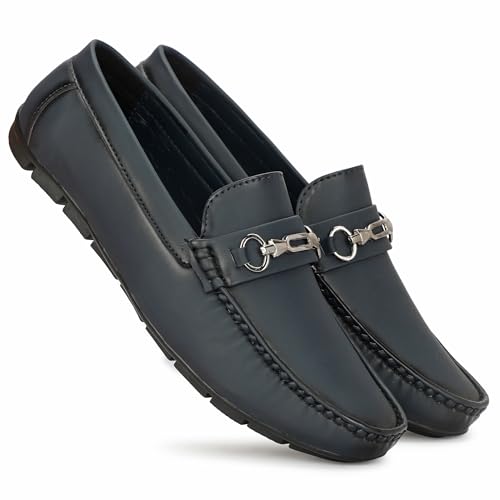 Image of TROTUS Men's Loafer for Men | Stylish & Comfortable with Soft Cushioned Insole | Hand-Stitched Design for Trendy