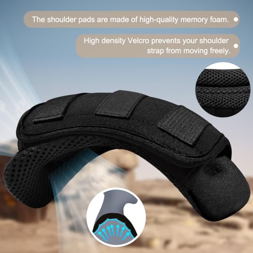 ZINZ 2-Pack Universal Wide Shoulder Pad with Ultra Thick Cushion for Bag Luggage Backpack Bag Crossbody - Image 4