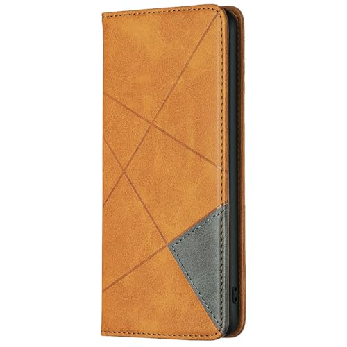 UOWORLD | �݊��iRedmi 15 5G A501XM 25057RN09R�Ή� �P�[�X �蒠�^ PU���U�[�f�U�C���蒠 �X�}�[�g�t�H���P�[�X ���u���X�^���h�@�\�t�� �X�}�[�g�t�H���J�o�[ �}�O�l�b�g������ (Chic �J���[�FCamel �L������