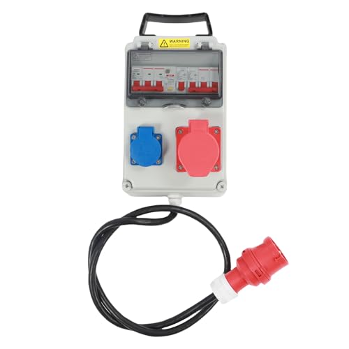 Boîte de distribution d'alimentation sécurisée contre les surcharges sur chantier