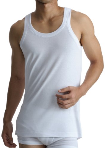 B.V.D. 日本製 綿100% 抗菌防臭 丈夫で長持ち Finest Touch EX ランニング GN315 W ホワイト LL