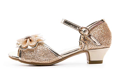 Little Kid's Girl's Glitter Pretty Party Dress Pumps Wedding Sandals(Toddler/Little Kid/Big Kid)2
