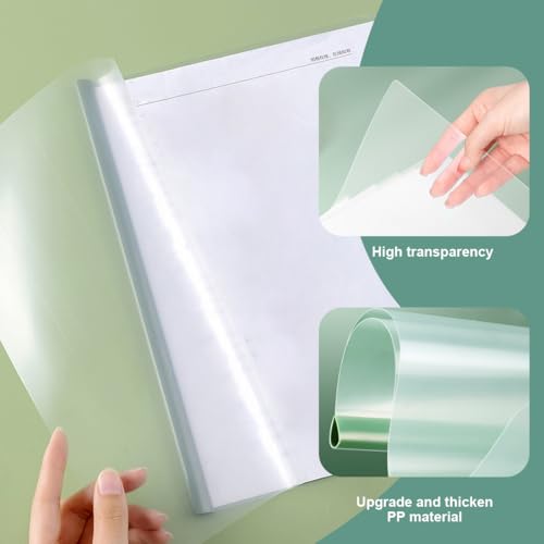 10 Stück A4 Sliding Bar Binder, Kunststoff A4 Sliding Bar Binder, Ordnerschieber, A4 Kunststoff Bericht Abdeckungen, Klemmschienen A4,Schiebebinder A4, Sliding Bar Bindern, Grün