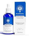 BlueVitality 2% | double concentration | 100ml solution de bleu de méthylène 2% | Qualité pharmaceutique | 100% USP | Made in Germany | Testé par un laboratoire indépendant | Pipette incluse
