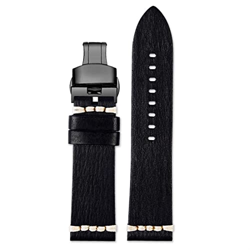 Bracelet de montre cuir 24mm vintage Casio PRW-6600 look aventurier chic