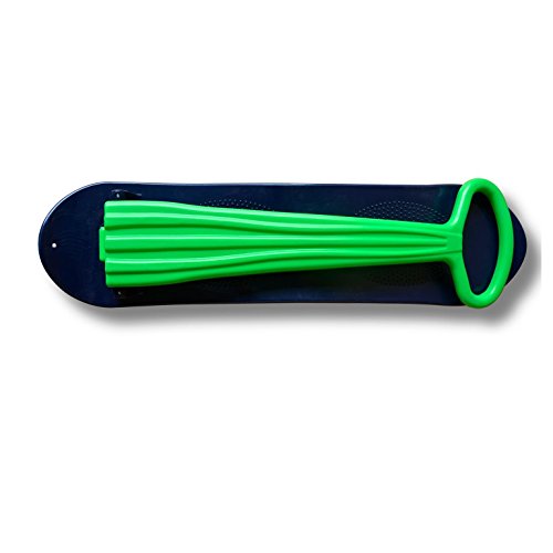 NSG Freshie Snow Scooter Sled Board, Green/Blue - Thumbnail 3