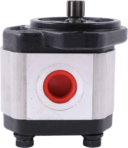 Solarhome Hydraulic Gear Pump CI09S-A02-050L Compatible with 9-Tooth Spline Inches SAE A-2 Bolts 2-7 GPM Outlet Port SAE 10 Inlet Port SAE 12 4350 PSI