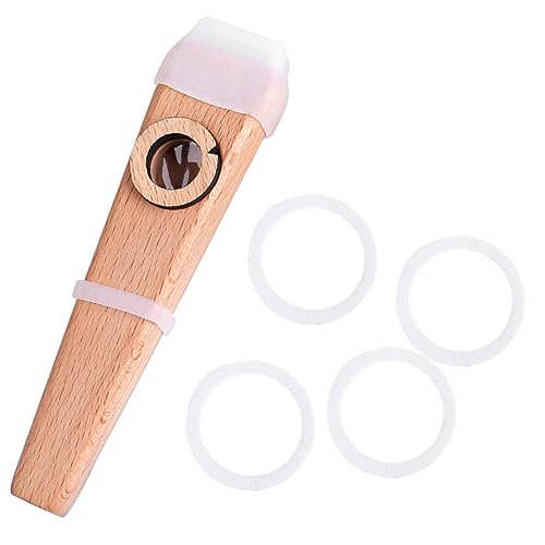 Kazoo portable bois Mikinona instrument membrane solide pour guitare ukulélé