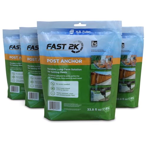 H.B. Fuller Fast 2K Post Anchor Mix | Expanding Composite Footing Compound (Post Anchor 4)