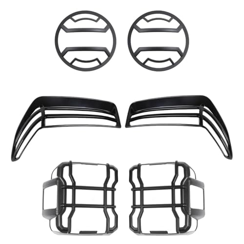 Funda de luz trasera para Jeep Wrangler JL 2018-2022: protector de faro trasero resistente