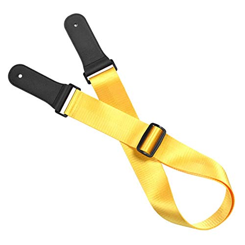 Sangle de guitare réglable, basse électrique acoustique ukulélé ceinture en Nylon bandoulière en cuir tête accessoires d… - Les Beatles, Paul McCartney, John Lennon, RIngo Starr, George Harrison Sangle de guitare réglable, basse électrique acoustique ukulélé ceinture en Nylon bandoulière en cuir tête accessoires d… – Image 3