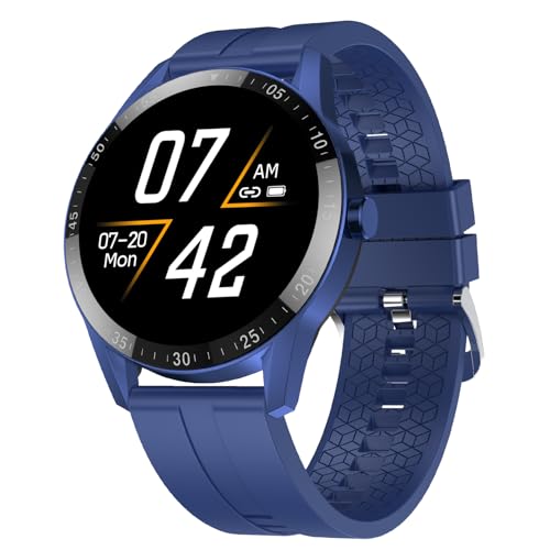 Image of Fire-Boltt Talk 2 Pro Bluetooth Calling Smartwatch, 1.39 inch TFT Display with Dual Button, Hands On Voice Assistance, 120 Sports Modes, in Built Mic & Speaker (Talk 2, Blue)