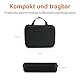 Amazon Basics Mittelgroße GoPro- und Actionkameras Schutzhülle mit Internem Schaumstoff, Tragbar & Leicht, 22.9 x 17.8 x 6.4 cm, Einfarbig, Schwarz