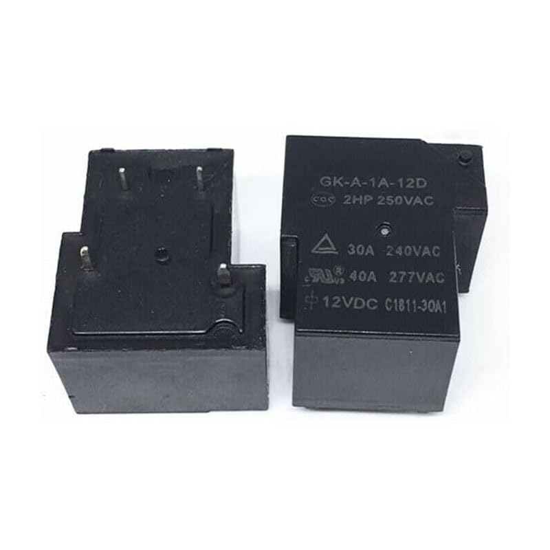 BAYDE 1pc GOLDEN GK-A-1A-12D 12VDC 4Pin 30A 240VAC Automatic Surface Mount Silver Normally Open Relay