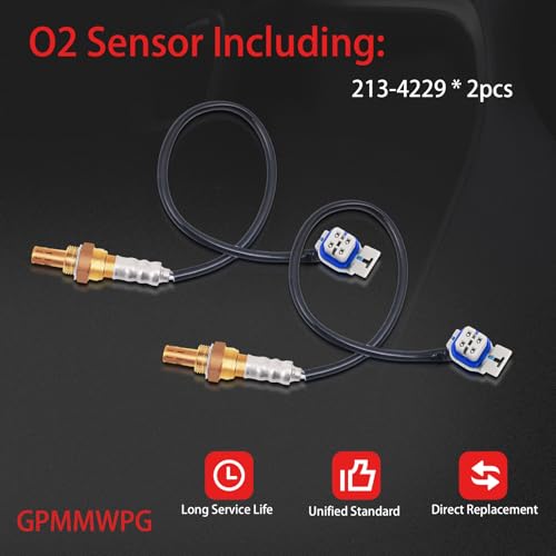 2PCS Sensor de Oxígeno compatible Chevrolet y GMC miniatura 2