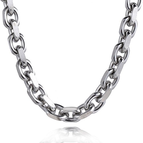 Trendsmax Mens Womens Stainless Steel Necklace Cable Rolo Link Chain 18-26 inch2