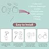 TOVVILD Breast Pump Accessories 8oz Milk Collection Cup, Compatible with Spectra S1/S2/S9, Not Original Spectra Part, Replacement 24mm Flange Milk Collector Cup Tubing Parts, 2 Pack