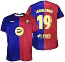 バルセロナ LAMINE YAMAL 19番 シャツ LAMINE YAMAL 19 (T- Shirt 2024-2025) (LA LIGA) MENS, Size