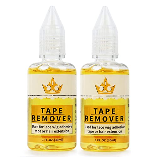 Tape in Extension Remover - Fast Acting Hair Extensions Hair Glue Lace Wig Glue Remover,Tape in Hair Extensions Adhesive Remover(Two Bottles)