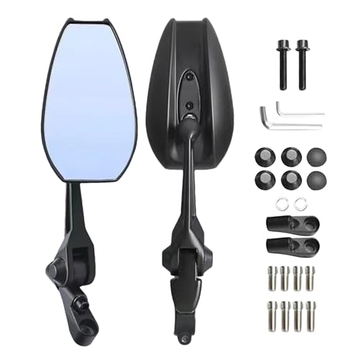 Rétroviseurs de moto grand angle pour explorer les chemins en vélo de montagne