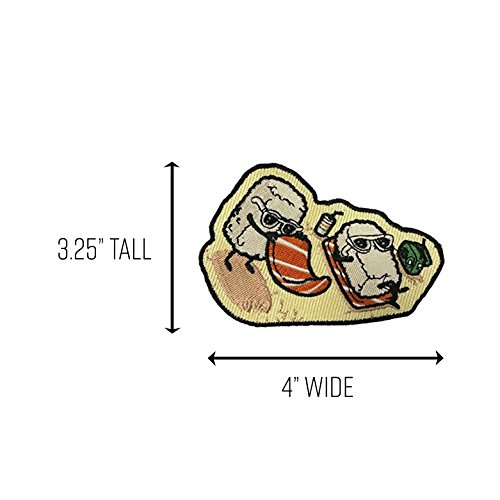 "Beach Sushi" Funny Food Parody Iron On Patch #TOP1