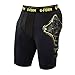 G-Form Pro-X Compression Shorts, Black/Yellow, Large