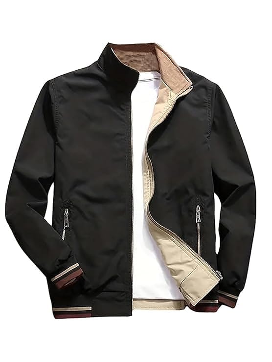 Libas Menâ€™s Lightweight Jacket | Stylish & Comfortable Outerwear for Daily Wear | Casual & Travel Friendly in neutral