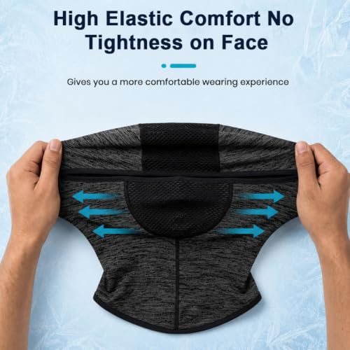 Image of PROBEROS Balaclava for Men Face Mask Sun UV Protection Breathable Full Head Mask for Men Women Skiing Cycling