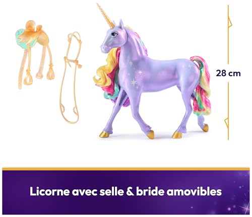 Poussette de poupée Spin master Licorne à fonctions Wildstar Unicorn Academy 28 cm - vue 6