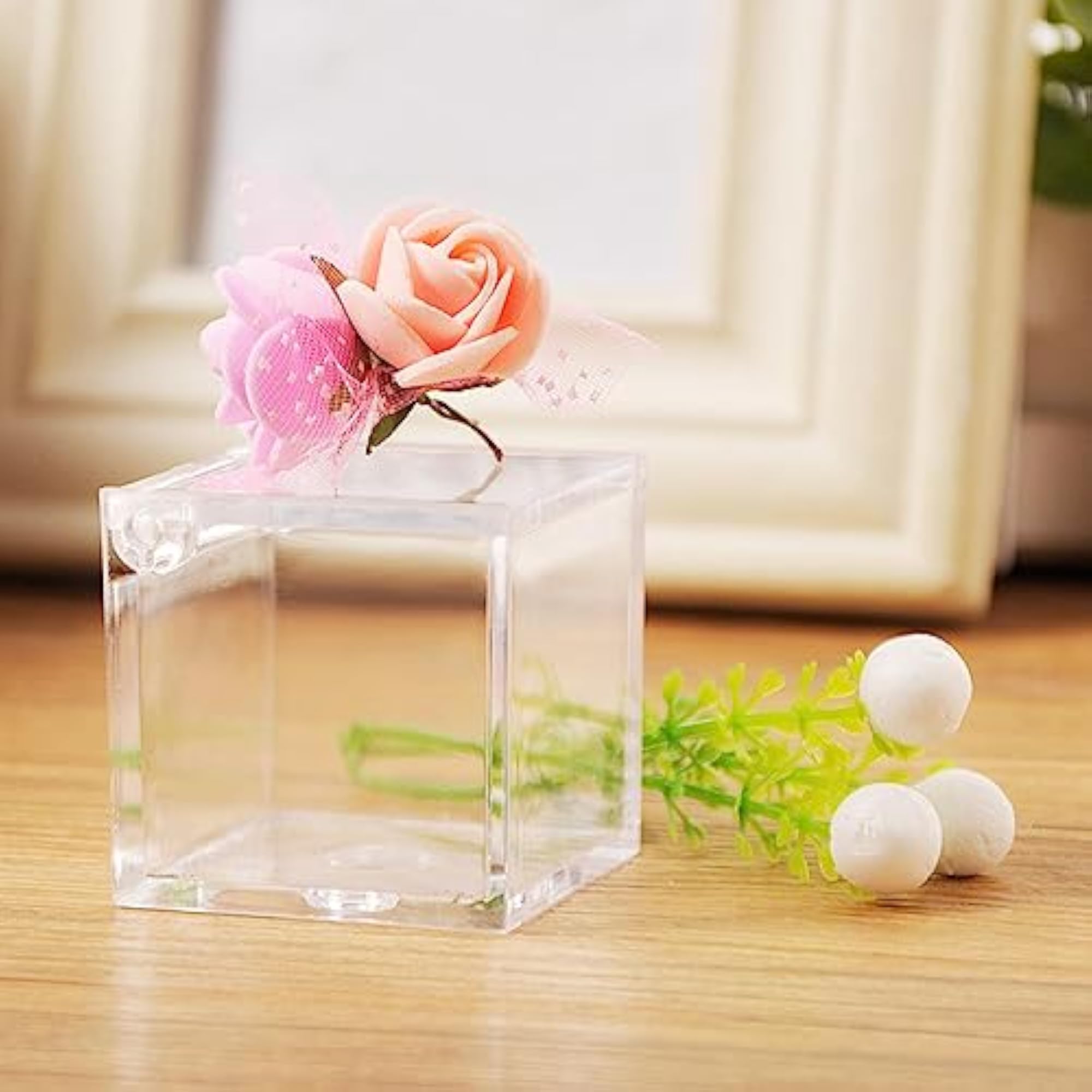 Acrylic Clear Box with Lids Transparent Gift Box