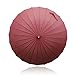 Becko Manual Open & Close Umbrella Long Umbrella with 24 Ribs, Durable and Strong Enough for the Wind and Rain, Easy to Carry on Your Back By Its Own Bag - Red