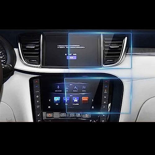 Verre trempé GPS Infiniti QX50 2020-2022 : lot de 2 films de protection écran et stickers