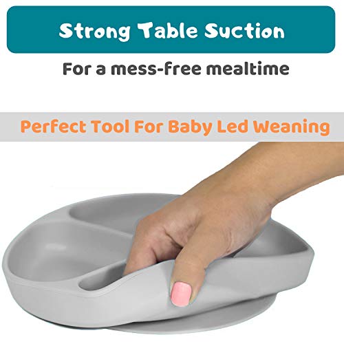 image for Silikong Suction Plate for Toddlers | BPA Free, 100% Food-Grade Silico