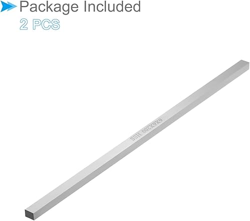 Miniatura 10 de Broca de herramienta cuadrada, 0.079 in x 0.472 in x 7.874 in, herramienta de torneado de acero de alta velocidad 4241 Molino de cortador de moscas