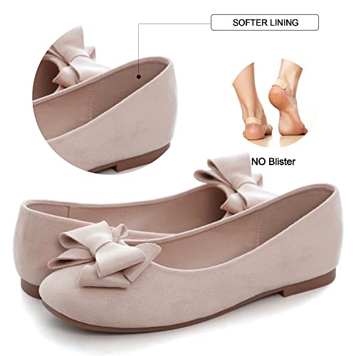 Image of Dear Time Women's Flats Shoes Bowknot Dressy Ballets Loafers Wedding Business Casual Walking Shoes