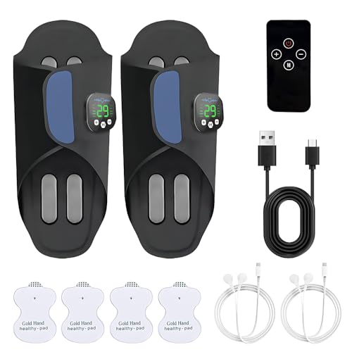 HOVCEH Foot Massager, Foot Massagers for Pain and Circulation, Feet Massager with 10 Modes and 29 Levels, Wearable Massage Slippers for Leg, Feet, Calf, Back, Arms Relaxation