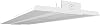RAB Lighting RAB RBAY17L LED Linear High Bay, 260320400W, 354050K, Compact Design, Adjustable Power and Color Temperature, 120-277V, Includes Chain and V-Hook for Mount, White