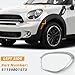 TOTMOX Front Driver & Passenger Side light Trim Ring Bezel Compatible with BMW Mini Cooper R60 Countryman 2011-2016, Part Number: 51139801573, 51139801574