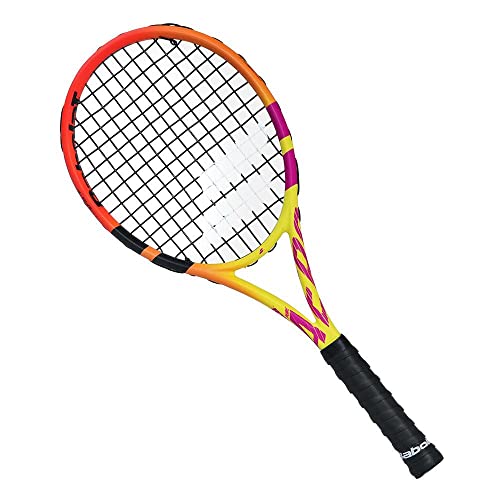 Mini Raquete de Tênis Babolat Pure Aero Rafa - Amarelo/Roxo